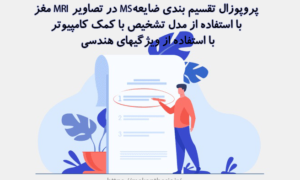 پروپوزال تقسیم بندی ضایعه MS در تصاویر MRI مغز با استفاده از مدل تشخیص با کمک کامیپوتر با استفاده از ویژگیهای هندسی