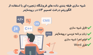 شبیه سازی طبقه بندی داده های فروشگاه زنجیره ای با استفاده از الگوریتم درخت تصمیم ID3 در رپیدماینر