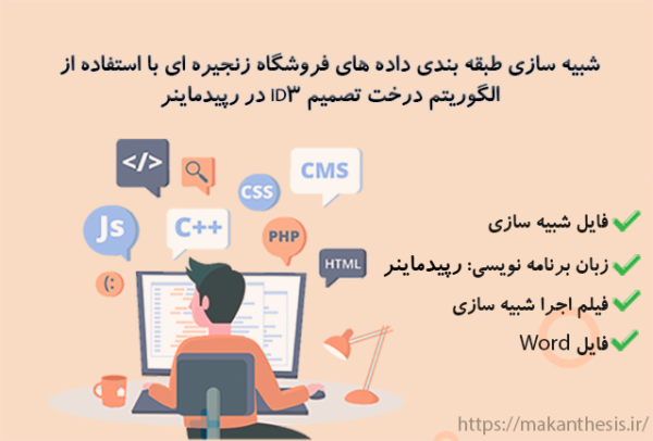 شبیه سازی طبقه بندی داده های فروشگاه زنجیره ای با استفاده از الگوریتم درخت تصمیم ID3 در رپیدماینر