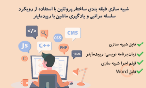 شبیه سازی طبقه بندی ساختار پروتئین با استفاده از رویکرد سلسله مراتبی و یادگیری ماشین با رپیدماینر